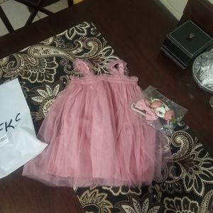 Girls Layered Tulle Tutu Dress NWOT